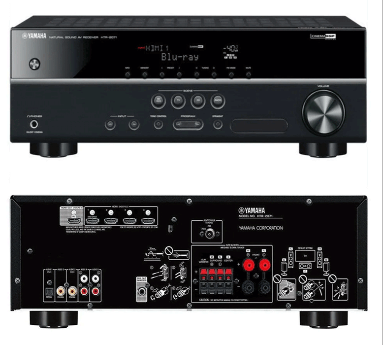 Yamaha Advance UltraHD,  Home Theater 5.1 System With Bluetooth